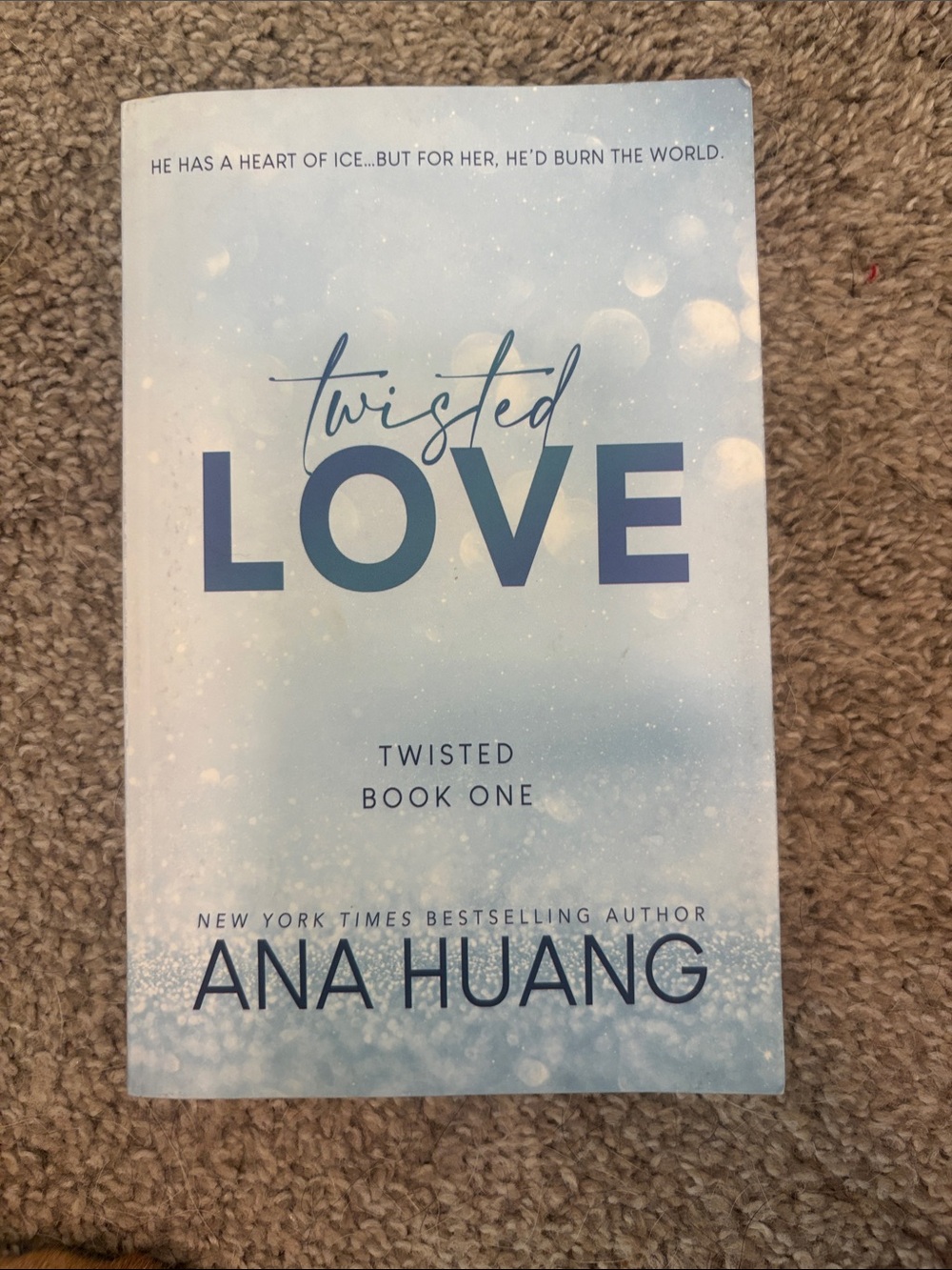 Twisted Love Soft Blue Decorative Book Cover - Ana Huang